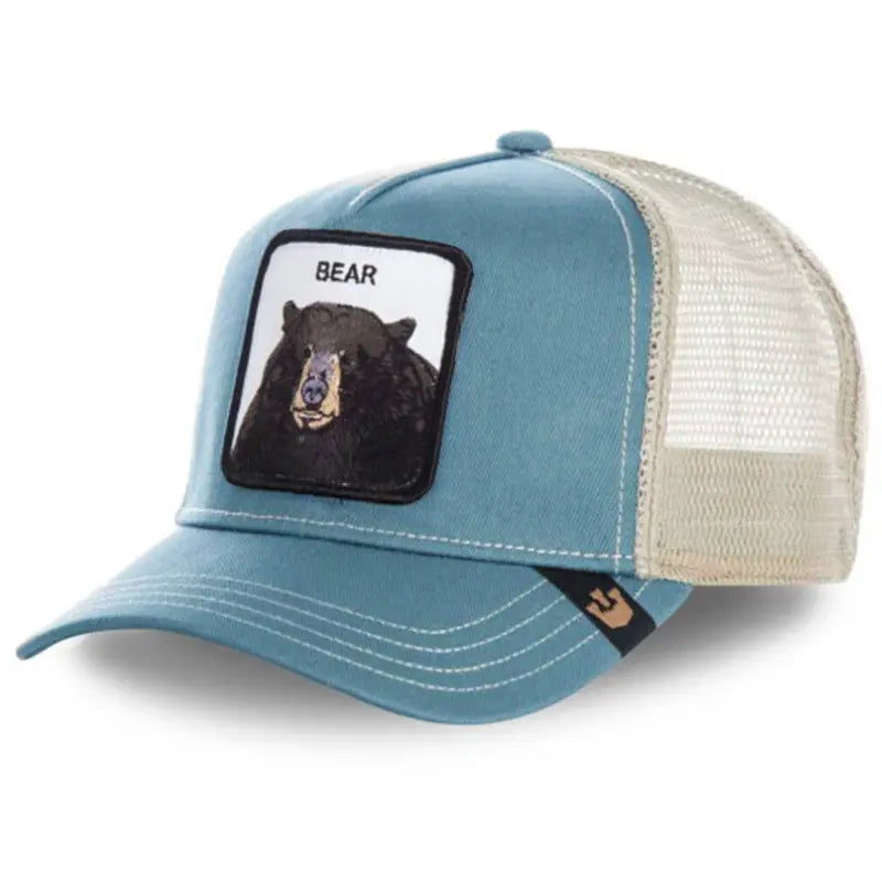 Unisex Embroidered Baseball Cap - Adjustable Mesh Hat for Outdoor Sports and Sun Protection, Ideal for Summer Beach Vacations