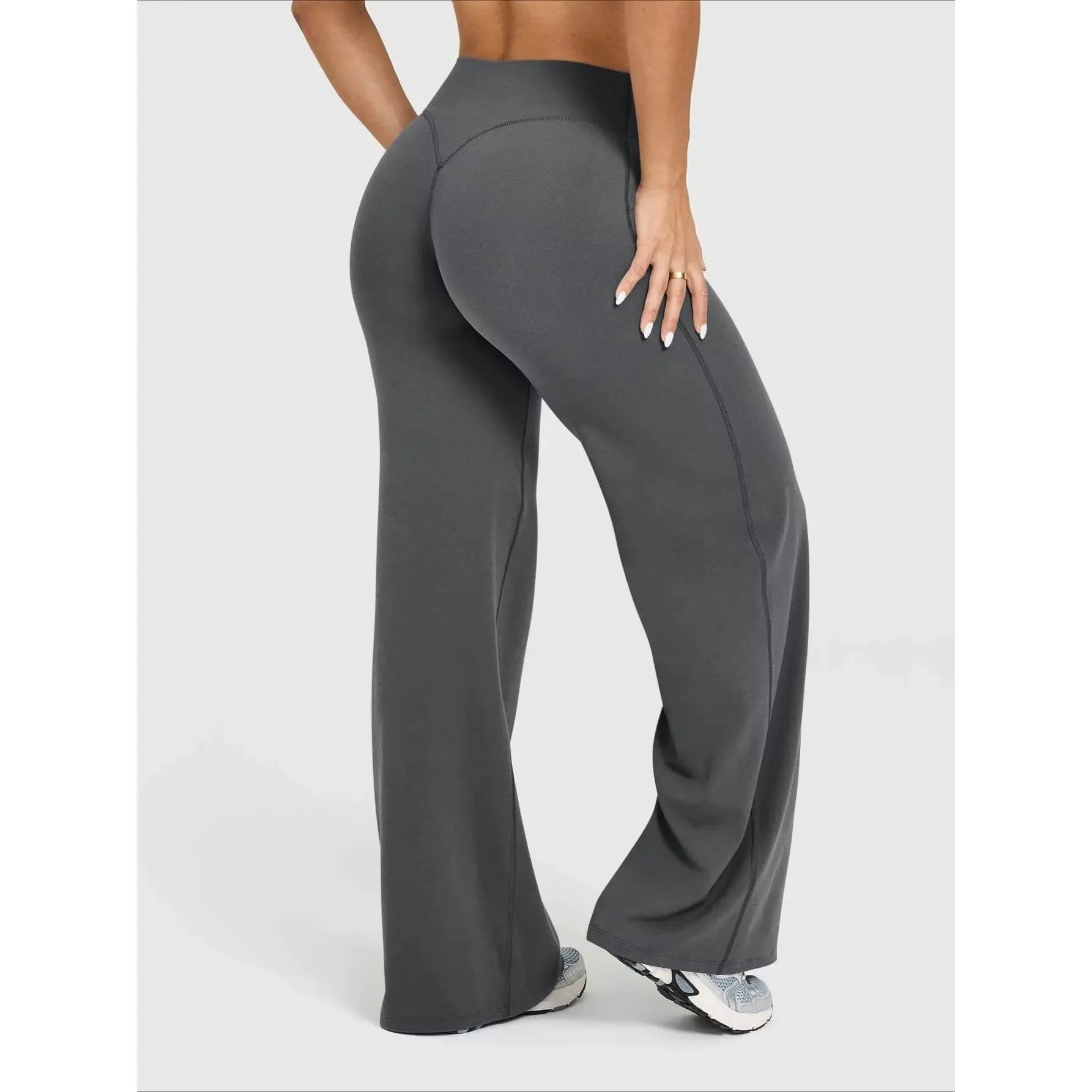 High-Waisted Straight Leg Yoga Pants for Women – Seamless Butter Soft Leggings with Tummy Control for Pilates, Running, and Everyday Athleisure