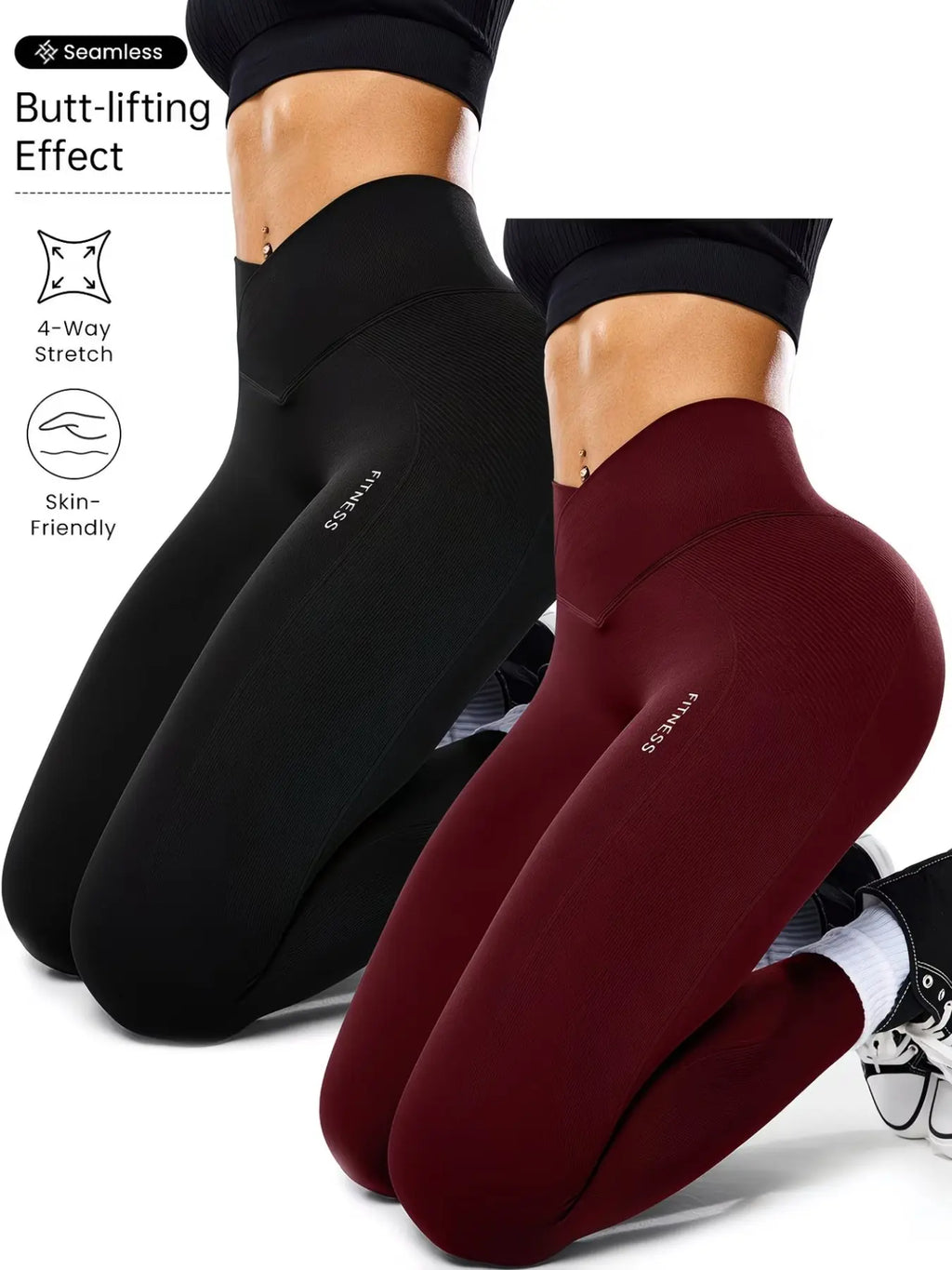 Women's High-Elasticity Yoga Pants for All-Season Comfort and Versatile Casual Style