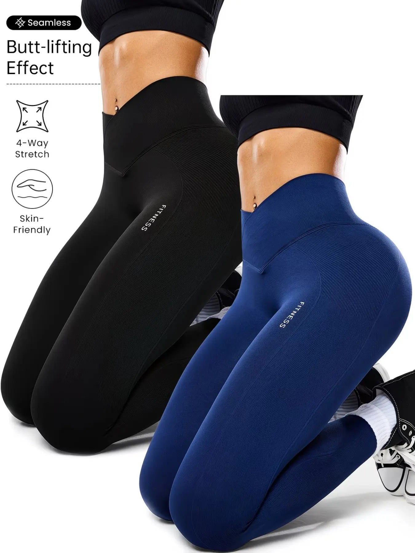 Women's High-Elasticity Yoga Pants for All-Season Comfort and Versatile Casual Style