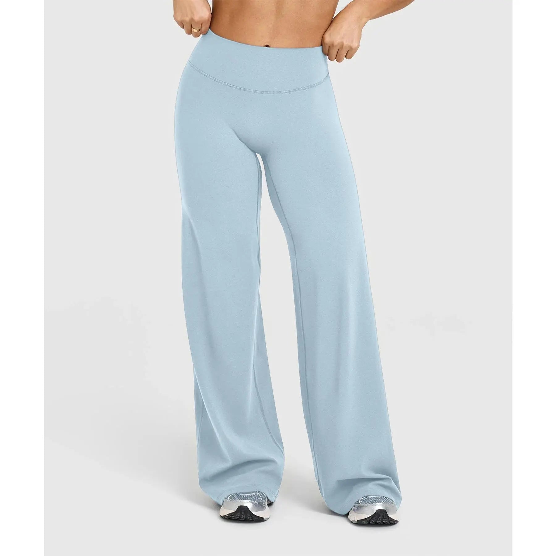 High-Waisted Straight Leg Yoga Pants for Women – Seamless Butter Soft Leggings with Tummy Control for Pilates, Running, and Everyday Athleisure