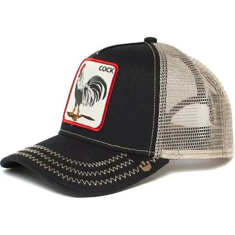 Unisex Embroidered Baseball Cap - Adjustable Mesh Hat for Outdoor Sports and Sun Protection, Ideal for Summer Beach Vacations