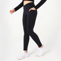 High-Waisted Stretchable Yoga Pants for Women - Athletic Leggings with Pockets for Yoga, Running, and Outdoor Activities