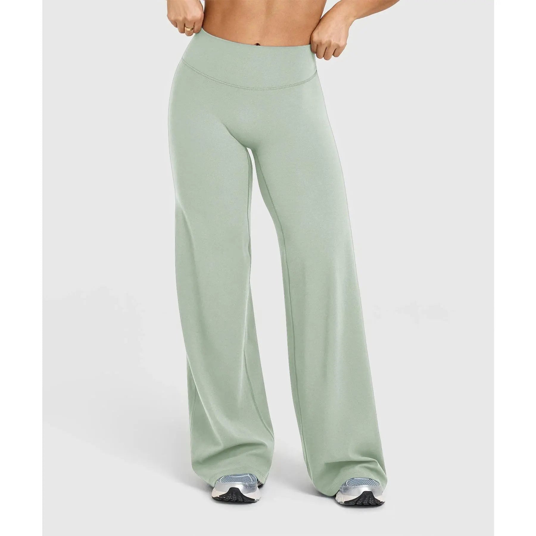 High-Waisted Straight Leg Yoga Pants for Women – Seamless Butter Soft Leggings with Tummy Control for Pilates, Running, and Everyday Athleisure