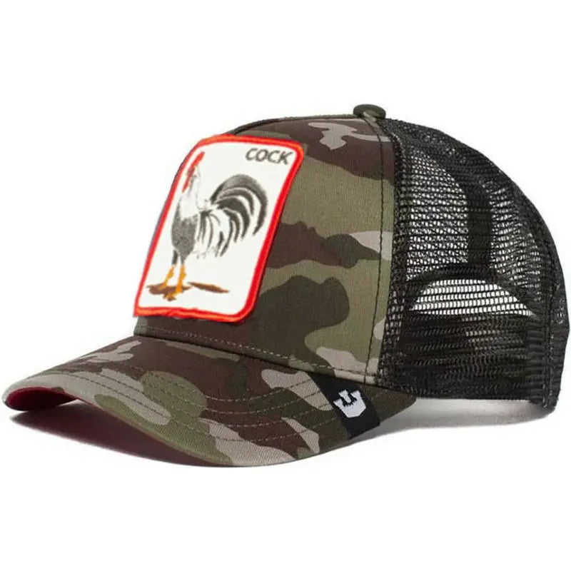Unisex Embroidered Baseball Cap - Adjustable Mesh Hat for Outdoor Sports and Sun Protection, Ideal for Summer Beach Vacations
