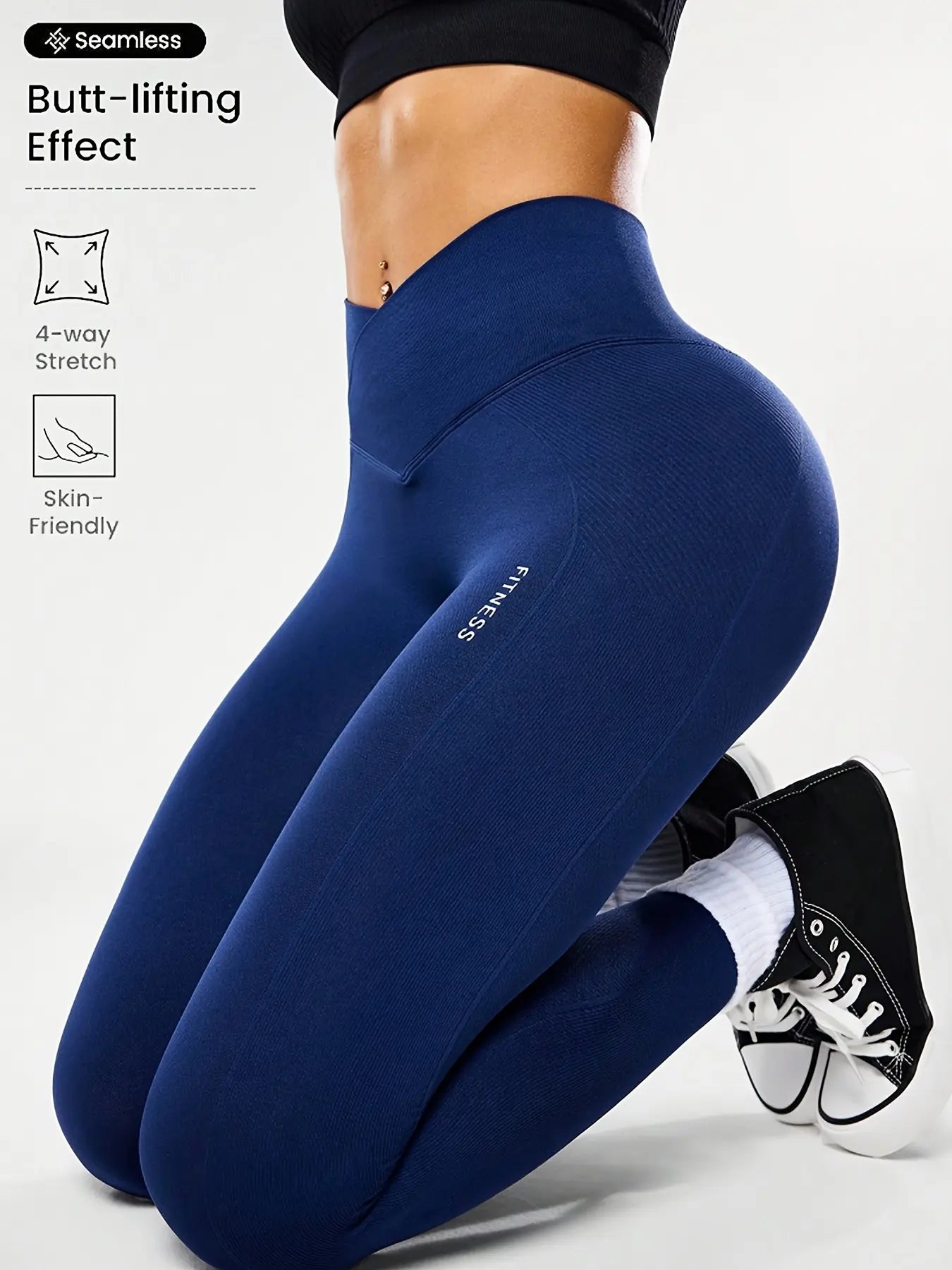 Women's High-Elasticity Yoga Pants for All-Season Comfort and Versatile Casual Style
