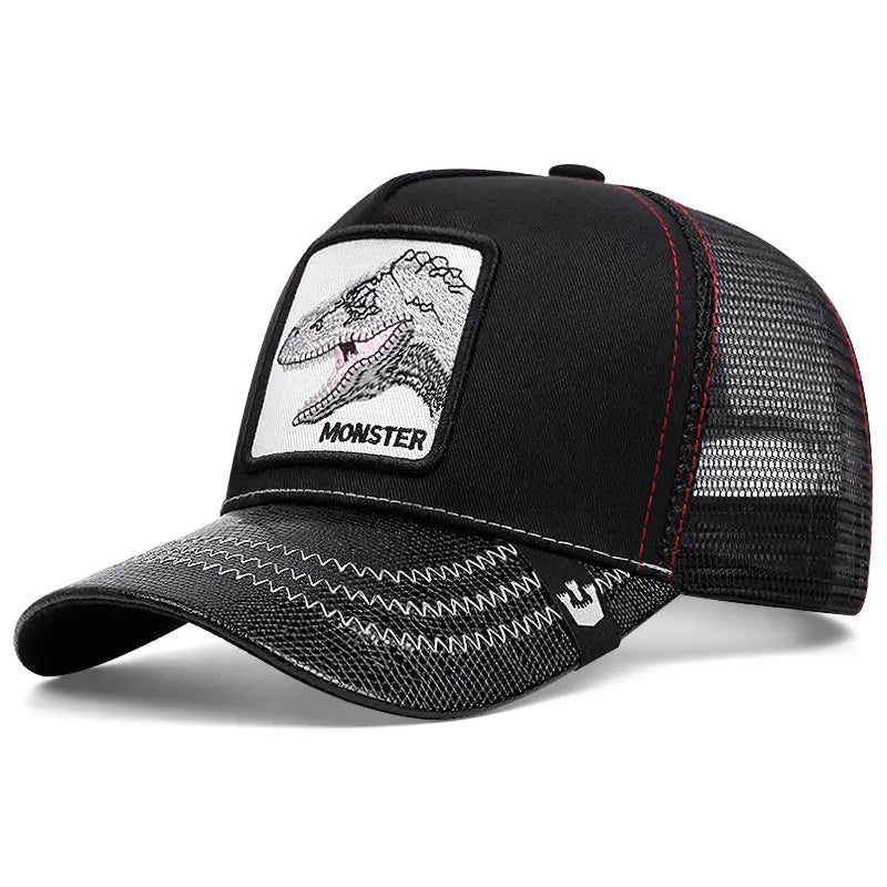 Unisex Embroidered Baseball Cap - Adjustable Mesh Hat for Outdoor Sports and Sun Protection, Ideal for Summer Beach Vacations