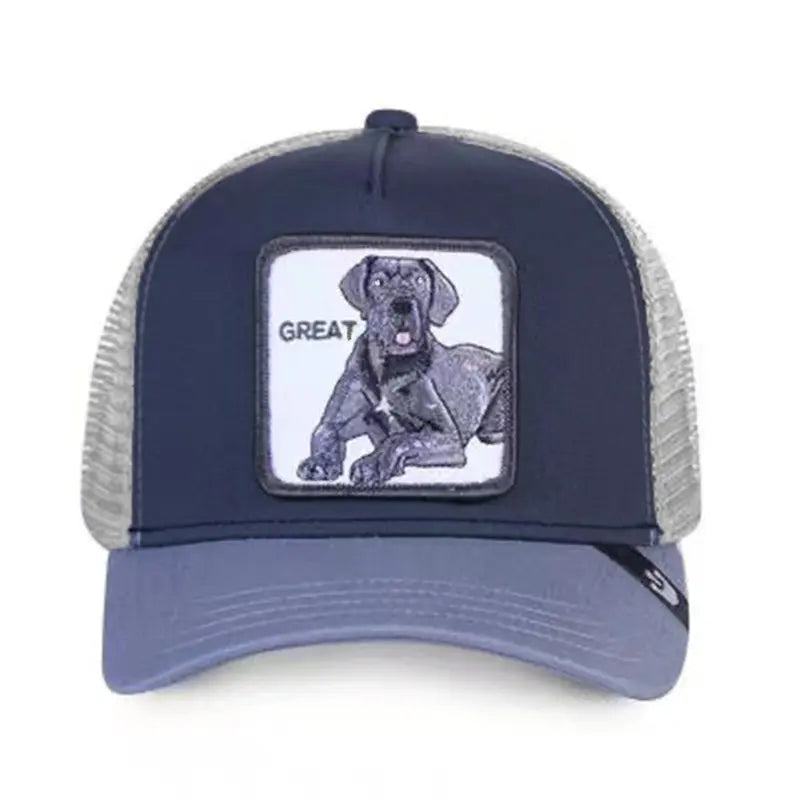 Unisex Embroidered Baseball Cap - Adjustable Mesh Hat for Outdoor Sports and Sun Protection, Ideal for Summer Beach Vacations