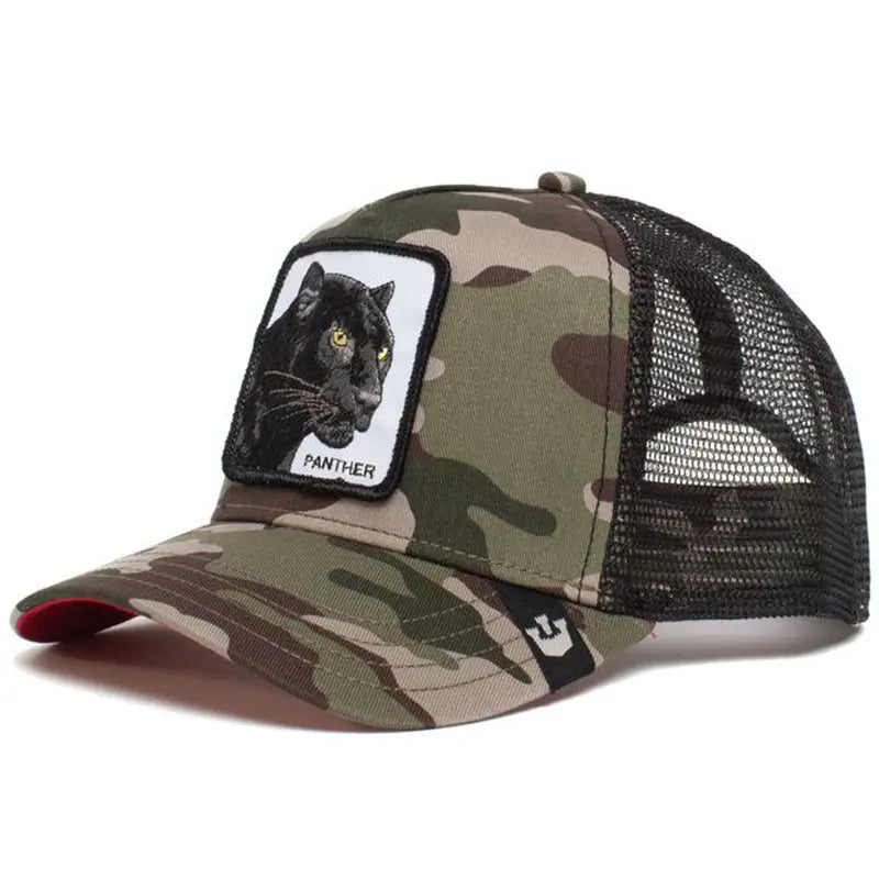 Unisex Embroidered Baseball Cap - Adjustable Mesh Hat for Outdoor Sports and Sun Protection, Ideal for Summer Beach Vacations