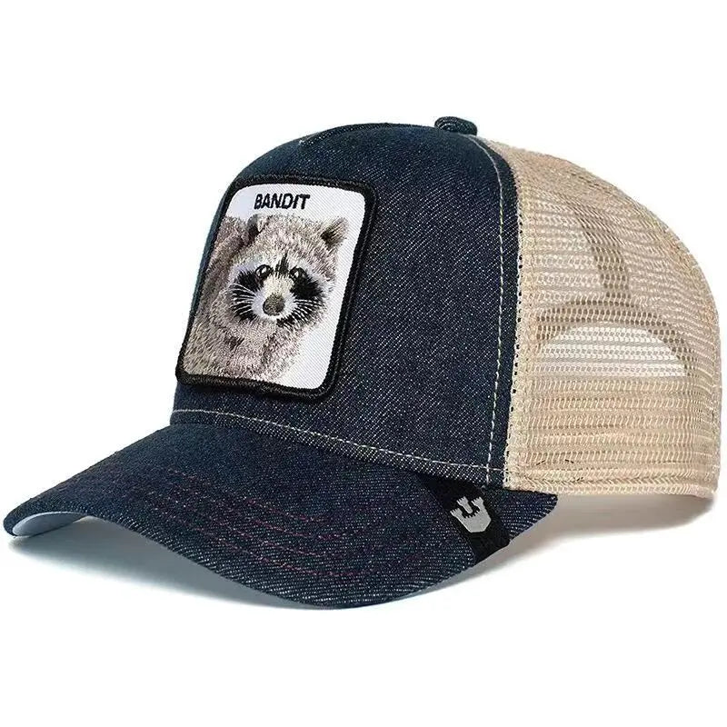 Unisex Embroidered Baseball Cap - Adjustable Mesh Hat for Outdoor Sports and Sun Protection, Ideal for Summer Beach Vacations