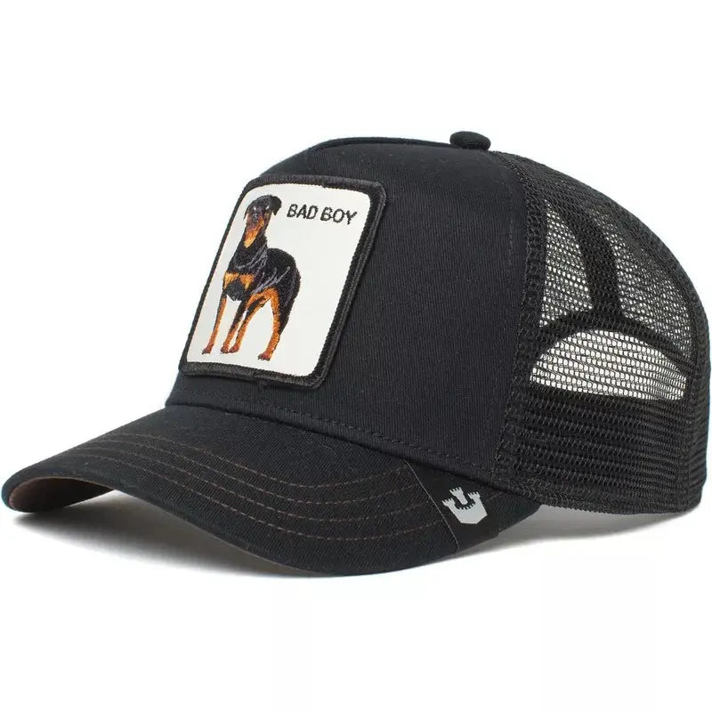 Unisex Embroidered Baseball Cap - Adjustable Mesh Hat for Outdoor Sports and Sun Protection, Ideal for Summer Beach Vacations
