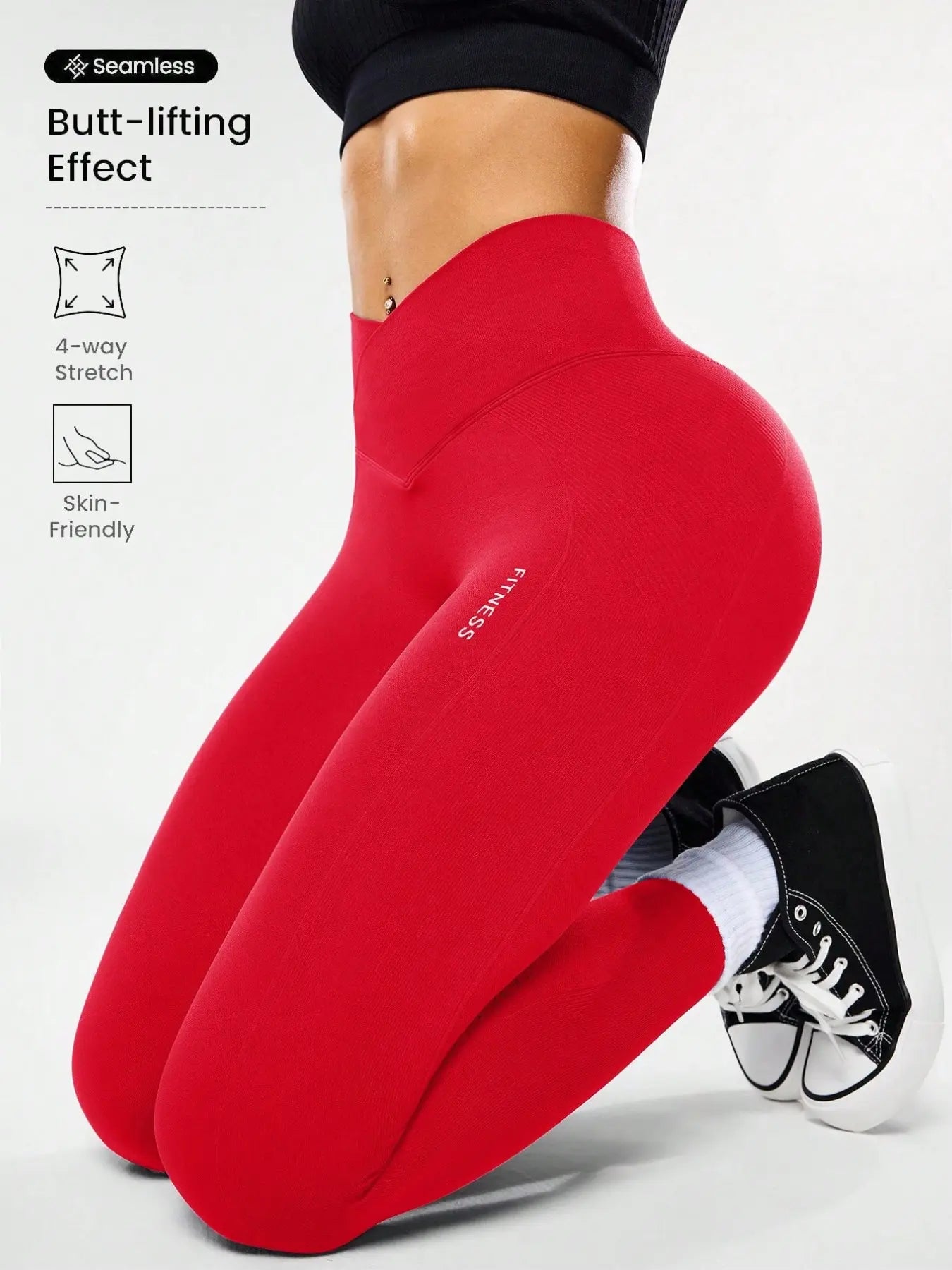 Women's High-Elasticity Yoga Pants for All-Season Comfort and Versatile Casual Style