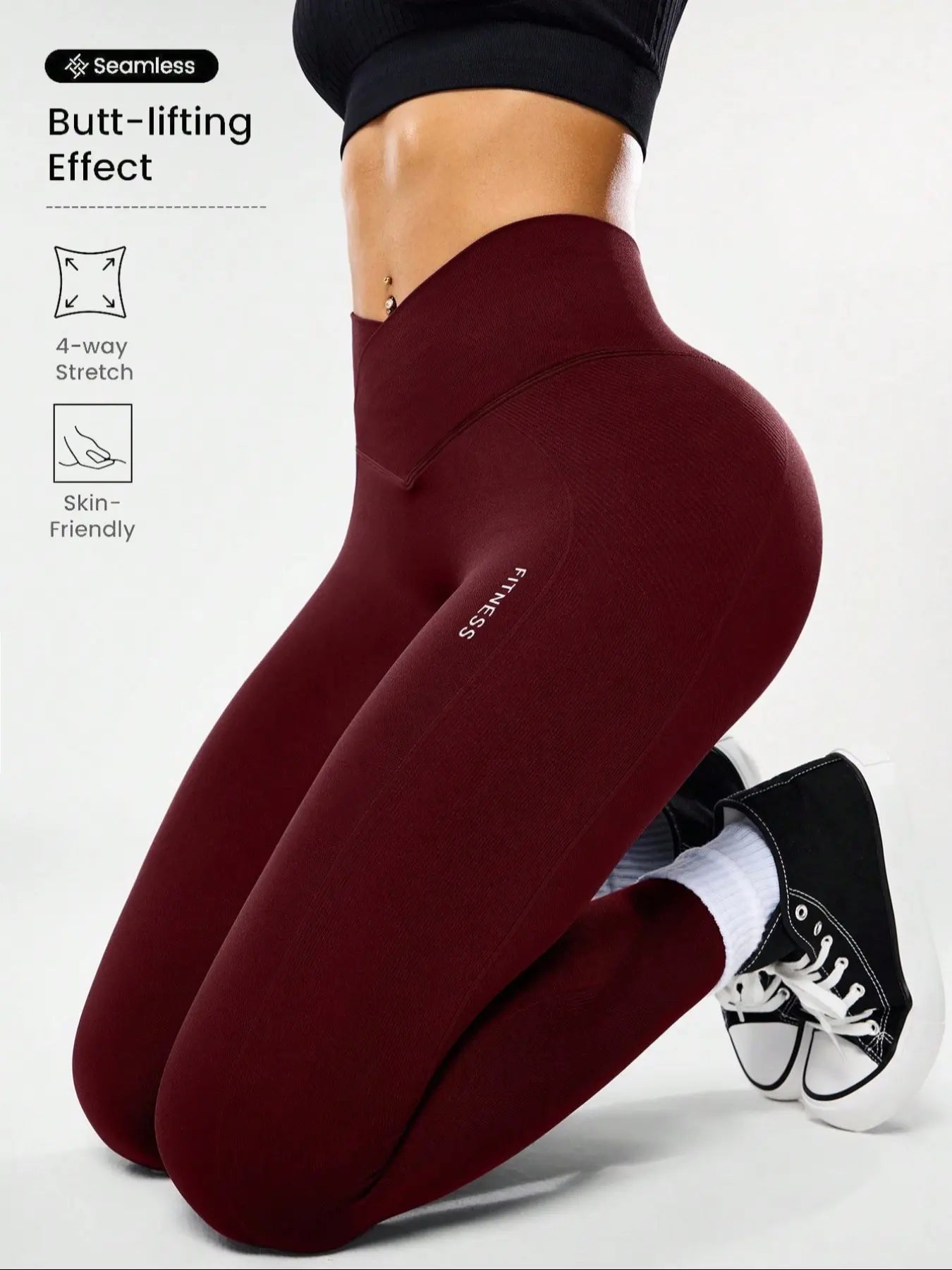 Women's High-Elasticity Yoga Pants for All-Season Comfort and Versatile Casual Style