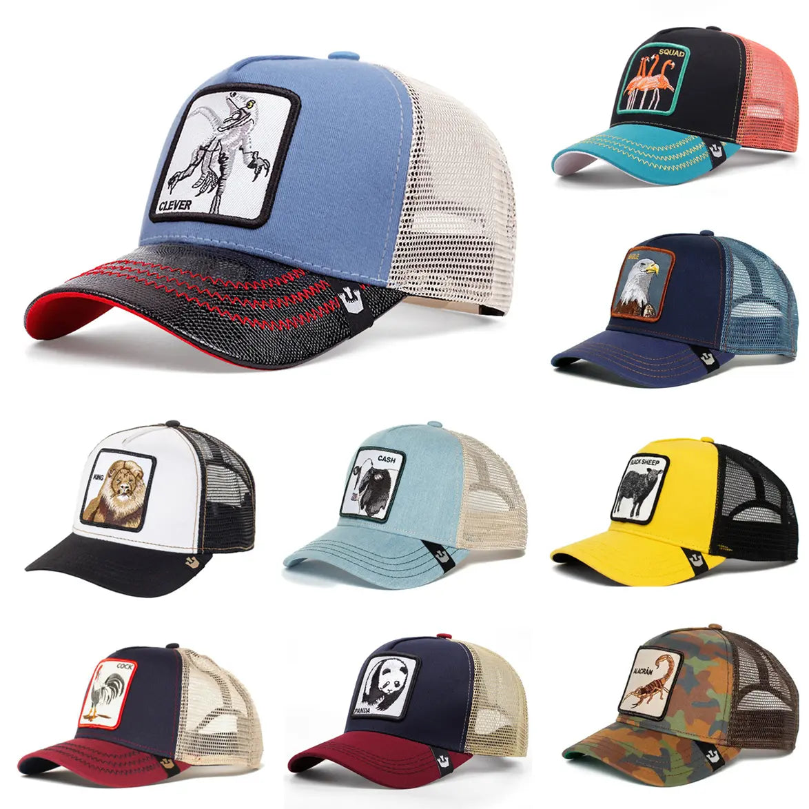 Unisex Embroidered Baseball Cap - Adjustable Mesh Hat for Outdoor Sports and Sun Protection, Ideal for Summer Beach Vacations