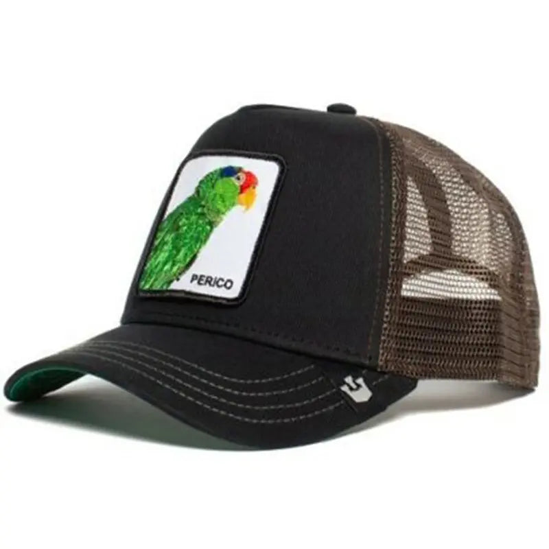 Unisex Embroidered Baseball Cap - Adjustable Mesh Hat for Outdoor Sports and Sun Protection, Ideal for Summer Beach Vacations
