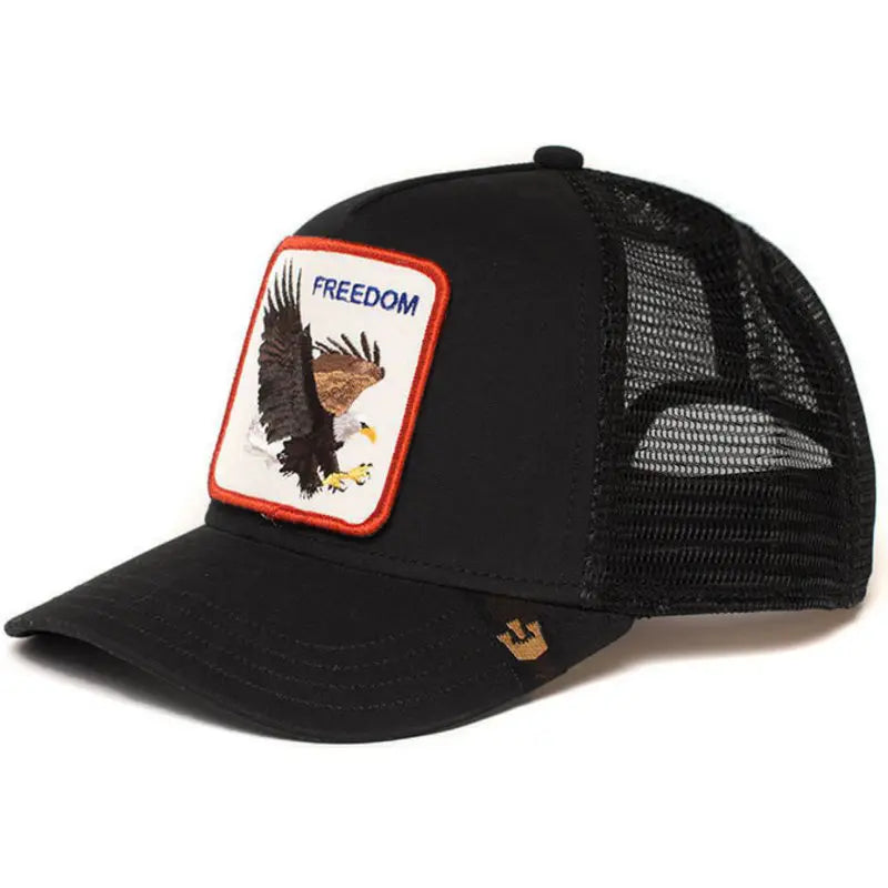 Unisex Embroidered Baseball Cap - Adjustable Mesh Hat for Outdoor Sports and Sun Protection, Ideal for Summer Beach Vacations