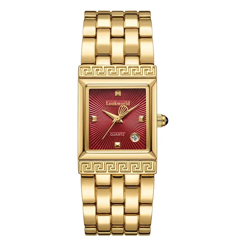 Women’s Gold Square Watch