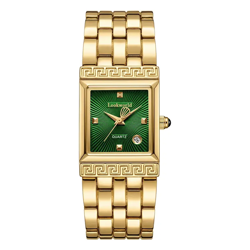 Women’s Gold Square Watch
