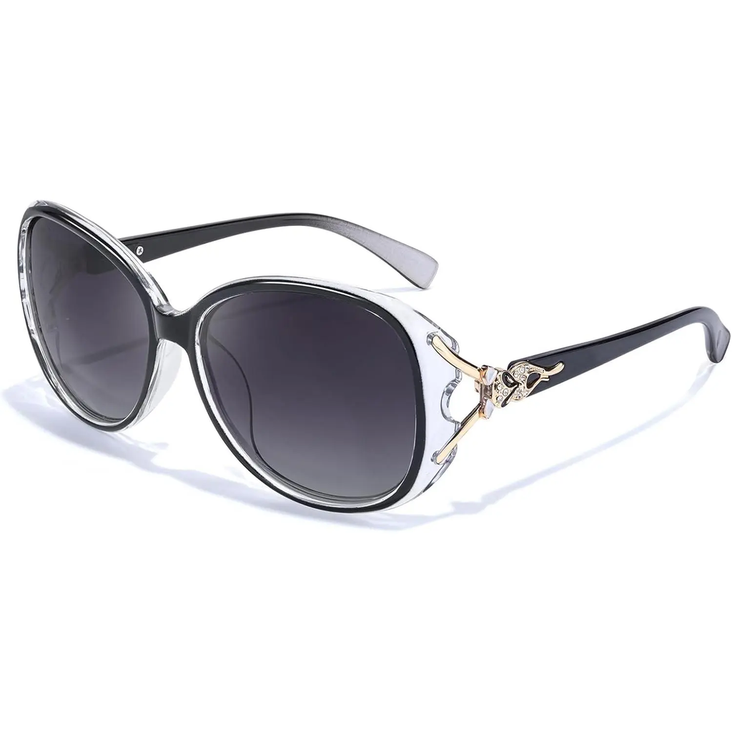 Trendy Oversized Polarized Sunglasses for Women with UV Protection