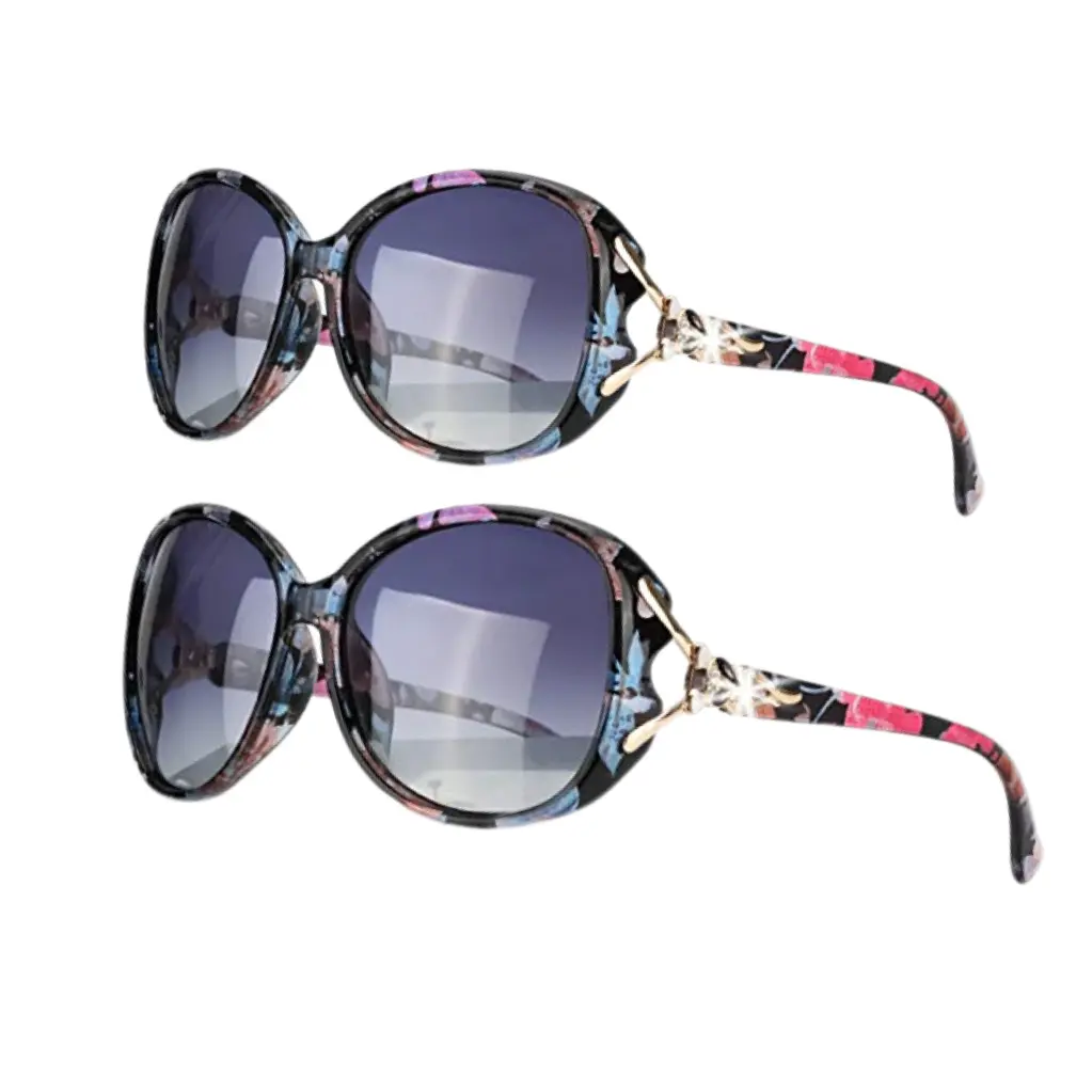 Trendy Oversized Polarized Sunglasses for Women with UV Protection