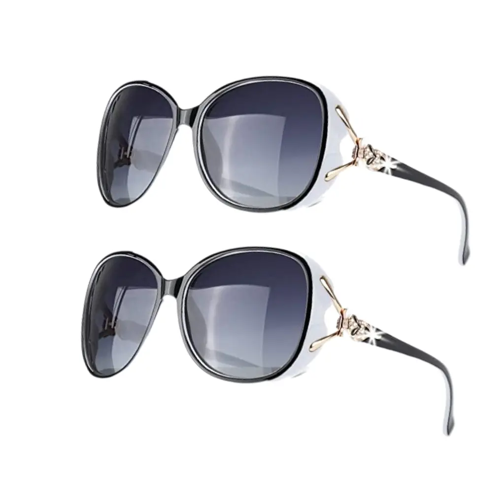 Trendy Oversized Polarized Sunglasses for Women with UV Protection