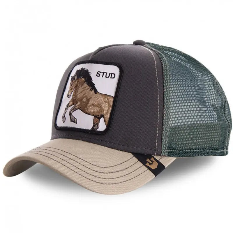 Unisex Embroidered Baseball Cap - Adjustable Mesh Hat for Outdoor Sports and Sun Protection, Ideal for Summer Beach Vacations