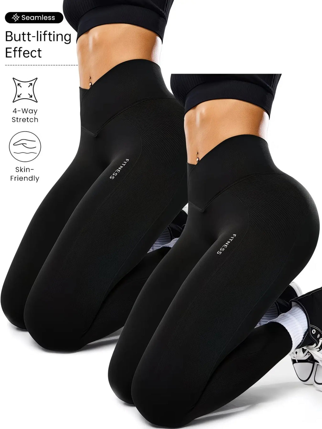 Women's High-Elasticity Yoga Pants for All-Season Comfort and Versatile Casual Style
