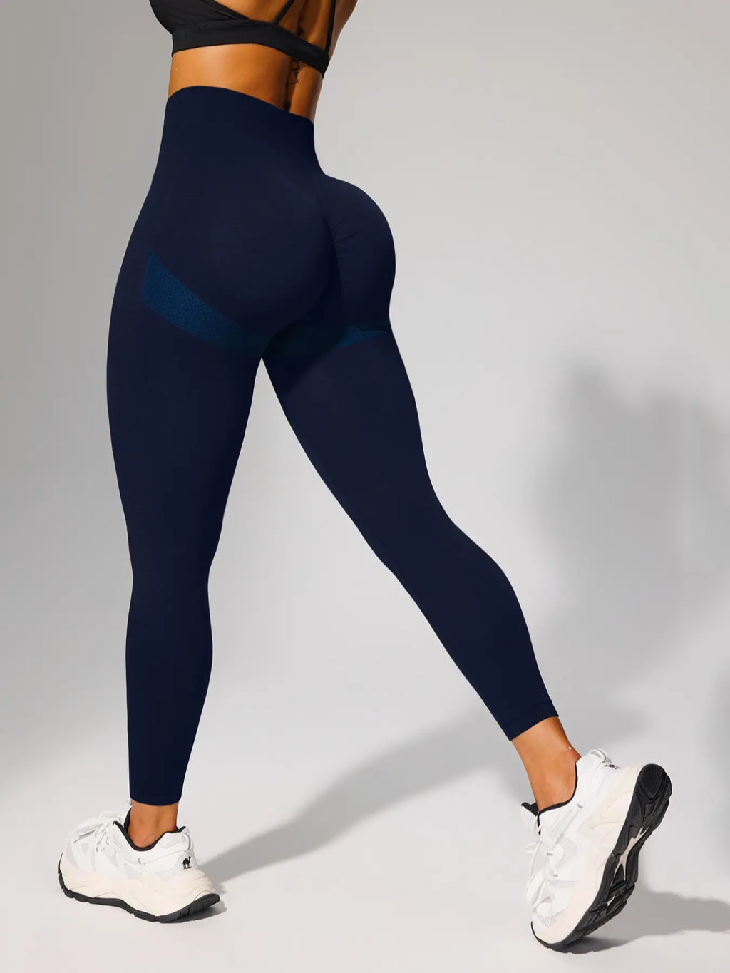 High-Waisted Seamless Women's Leggings for Fitness, Compression Stretch Gym Pants for Fall and Winter Workouts