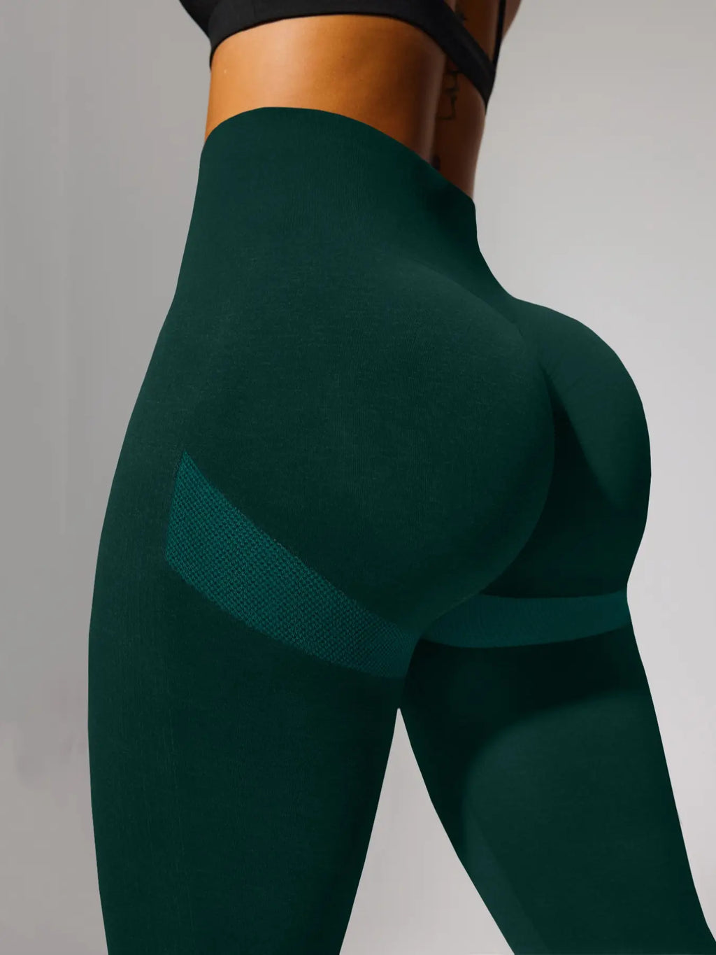 High-Waisted Seamless Women's Leggings for Fitness, Compression Stretch Gym Pants for Fall and Winter Workouts