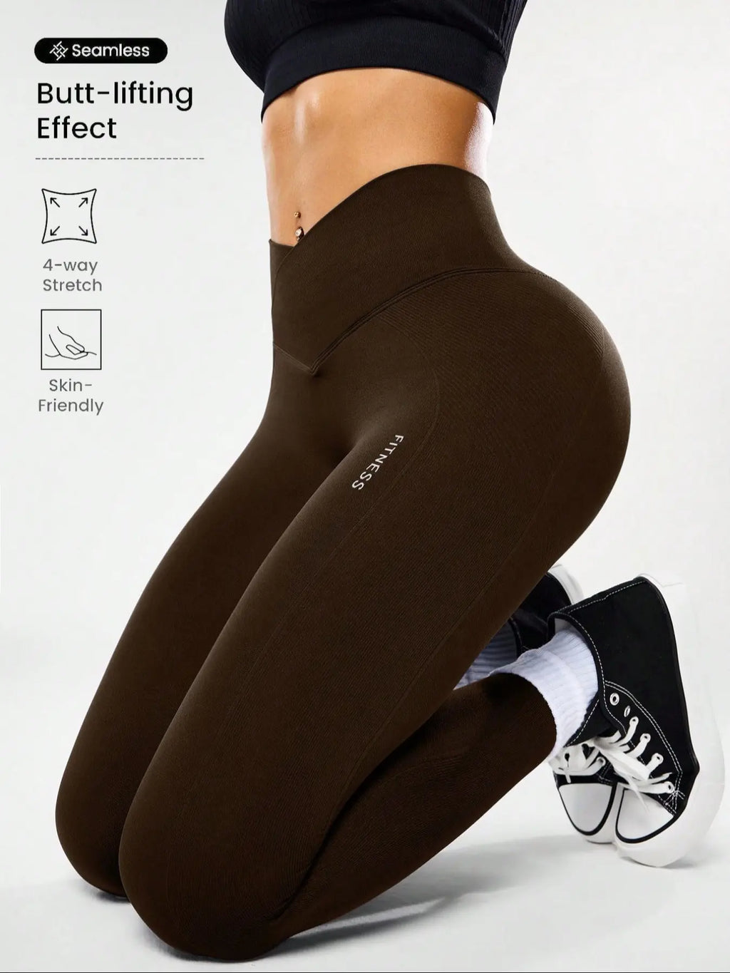 Women's High-Elasticity Yoga Pants for All-Season Comfort and Versatile Casual Style